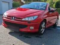 Gebraucht Peugeot 206 CC 110 PS (80 kW) 2006 Rot Cabrio