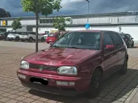Gebraucht VW Golf III 75 PS (55 kW) 1997 Rot Kleinwagen