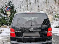 Gebraucht VW Touran 105 PS (77 kW) 2008 Schwarz Van / Kleinbus