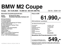 Gebraucht BMW M2 Sport Line 480 PS (353 kW) 2025 M zandvoort blau Coupé