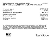 gebraucht MG ZS EV MAX Luxury 360/3DSound/Pilot/Totwinkel LED