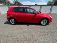 Gebraucht VW Golf VI Style 86 PS (63 kW) 2012 Rot Kleinwagen