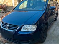 Gebraucht VW Touran 105 PS (77 kW) 2005 Blau Van / Kleinbus