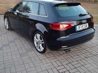 Używany Audi A3 S-Line 179 KM (131 kW) 2013 Czarny Hatchback