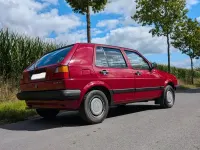 Gebraucht VW Golf II 54 PS (39 kW) 1990 Rot Kleinwagen