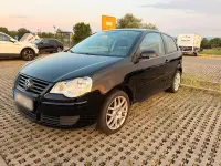 Gebraucht VW Polo 68 PS (50 kW) 2008 Schwarz Kleinwagen
