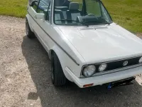 Gebraucht VW Golf Cabriolet 110 PS (80 kW) 1986 Weiß Cabrio