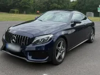 Gebraucht Mercedes C400 AMG line 333 PS (244 kW) 2017 Blau Coupé