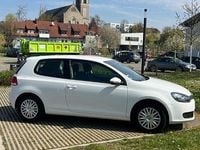 Gebraucht VW Golf VI Trendline 80 PS (58 kW) 2010 Weiß Kleinwagen