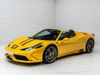 Gebraucht Ferrari 458 605 PS (444 kW) 2015 Gelb Cabrio