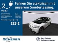 Gebraucht VW ID.3 Pro 107 kW (146 PS) 2022 Gletscherweiß metallic schwarz (metallic) Kleinwagen