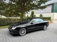 Gebraucht Mercedes CLK320 224 PS (164 kW) 2009 Schwarz Cabrio