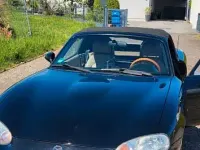 Gebraucht Mazda MX5 110 PS (80 kW) 2000 Schwarz Cabrio