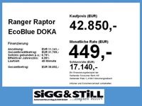 gebraucht Ford Ranger Raptor EcoBlue DOKA AHK*BI-XEN*NAVI*SHZ