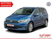 Gebraucht VW Touran Highline 150 PS (110 kW) 2019 Blau Van / Kleinbus