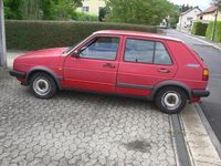 Gebraucht VW Golf II 69 PS (50 kW) 1991 Rot Kleinwagen