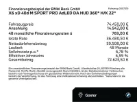 Gebraucht BMW X6 M Sport 340 PS (250 kW) 2023 Black sapphire (schwarz) SUV