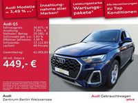 Gebraucht Audi Q5 S-Line 204 PS (150 kW) 2023 Navarrablau metallic SUV