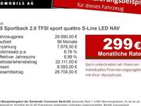 Gebraucht Audi A5 Sportback Black Edition 252 PS (185 kW) 2018 Rot Kleinwagen