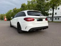 Gebraucht Mercedes C220 AMG line 194 PS (142 kW) 2019 Weiß Kombi