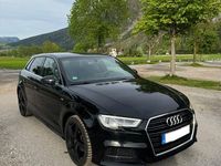 Usata Audi A3 Design 150 CV (110 kW) 2017 Nero Berlina