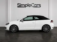 Gebraucht VW Golf Cabriolet Exclusive 105 PS (77 kW) 2012 Weiß Cabrio