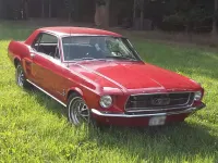 Gebraucht Ford V8 195 PS (143 kW) 1967 Rot Coupé