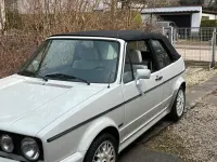 Gebraucht VW Golf Cabriolet 72 PS (52 kW) 1989 Weiß Cabrio