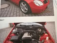Gebraucht Mercedes SLK200 160 PS (117 kW) 2000 Rot Cabrio