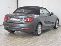 gebraucht BMW 220 i Cabrio Aut. Navi Sport Sitze Multi 1 Hand