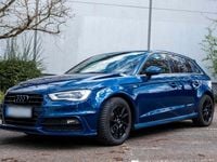 Używany Audi A3 S-Line 125 KM (91 kW) 2014 Niebieski Coupe
