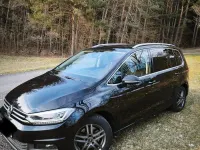 Gebraucht VW Touran Highline 150 PS (110 kW) 2018 Schwarz Van / Kleinbus