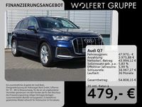 Gebraucht Audi Q7 S-Line 340 PS (250 kW) 2022 Navarrablau metallic SUV