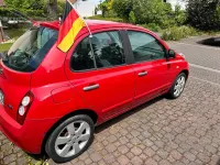 Gebraucht Nissan Micra 65 PS (47 kW) 2010 Rot Kleinwagen