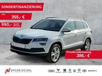 Gebraucht Skoda Karoq 150 PS (110 kW) 2021 Moonweiss metallic SUV