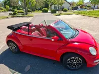 Gebraucht VW New Beetle Highline 102 PS (75 kW) 2003 Rot Kleinwagen