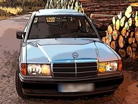 Gebraucht Mercedes 190 118 PS (86 kW) 1990 Grau Limousine