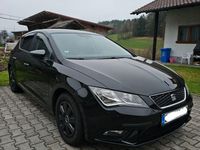 Usata Seat Leon 110 CV (80 kW) 2015 Nero Berlina