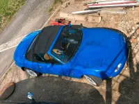 Gebraucht Mazda MX5 116 PS (85 kW) 1991 Blau Cabrio