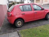 Gebraucht Dacia Sandero Basis 75 PS (55 kW) 2009 Rot Kleinwagen