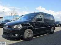 Gebraucht VW Caddy Maxi Trendline 140 PS (102 kW) 2012 Schwarz metallic Van / Kleinbus