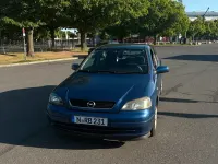 Gebraucht Opel Astra 101 PS (74 kW) 2003 Blau Coupé