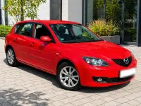 Usado Mazda 3 105 HP (77 kW) 2008 Vermelho Citadino