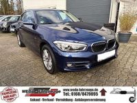 Gebraucht BMW 118 Sport Line 150 PS (110 kW) 2018 Mediterranblau metallic Kleinwagen
