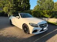 Gebraucht Mercedes C180 AMG 156 PS (114 kW) 2021 Weiß Cabrio