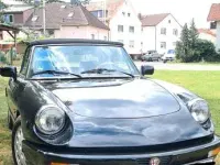 Gebraucht Alfa Romeo Spider 120 PS (88 kW) 1992 Schwarz Cabrio