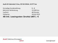 Gebraucht Audi A5 Cabriolet S-Line 204 PS (150 kW) 2024 Chronosgrau metallic Cabrio