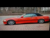 Gebraucht BMW 320 Cabriolet 150 PS (110 kW) 1997 Rot Cabrio