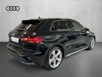 Używany Audi A3 S-Line 150 KM (110 kW) 2025 Czarny Sedan/Limuzyna