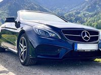 Gebraucht Mercedes E220 AMG line 170 PS (125 kW) 2017 Blau Cabrio